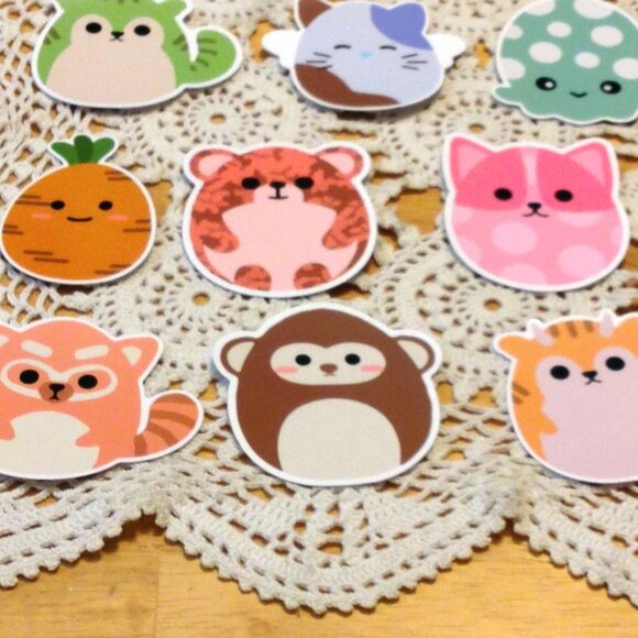 Cute animals, colorful stickers for cellphones, laptop, lockers, crafts - Picture 4 of 4